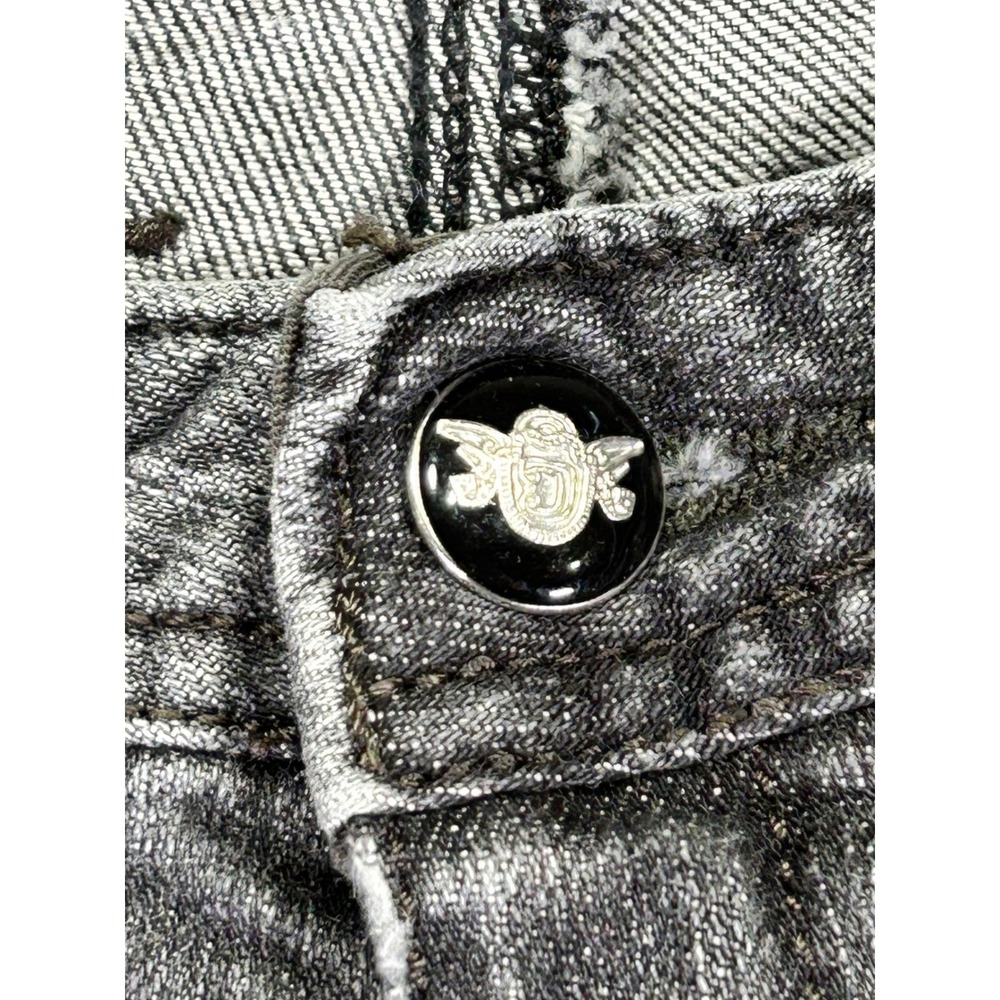 DIESEL THICAR Men's 32 Black Denim Jeans MADE IN ITALY Stretch Selvedge 008JL - Picture 6 of 13